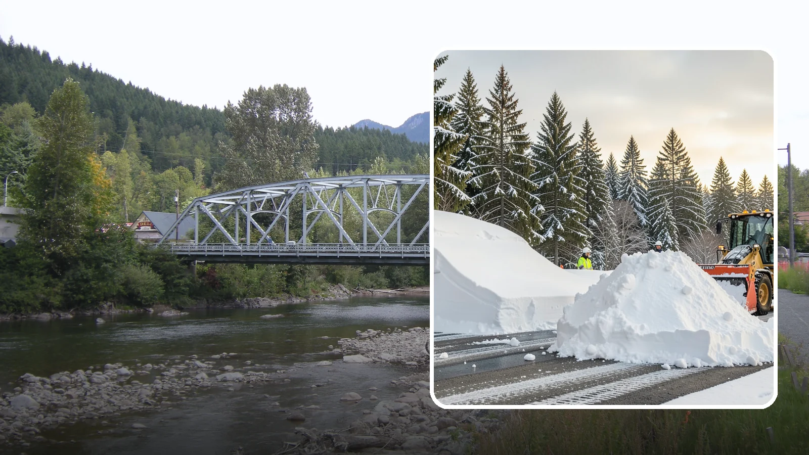 Snow Containment in Skykomish, King County, WA - We contain snow within designated zones so it stays out of traffic areas and drains where intended.