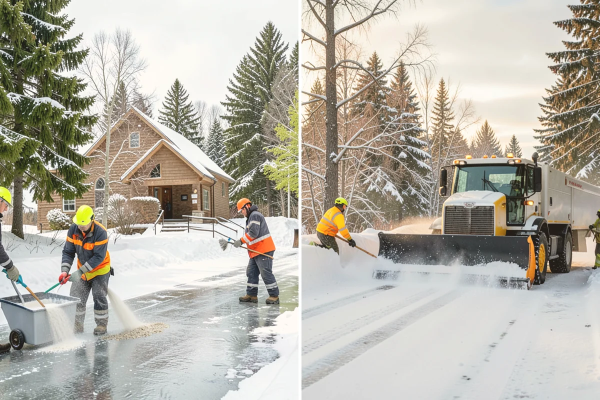 Snow Containment in Snohomish, Snohomish County, WA - Map the site and pick containment zones