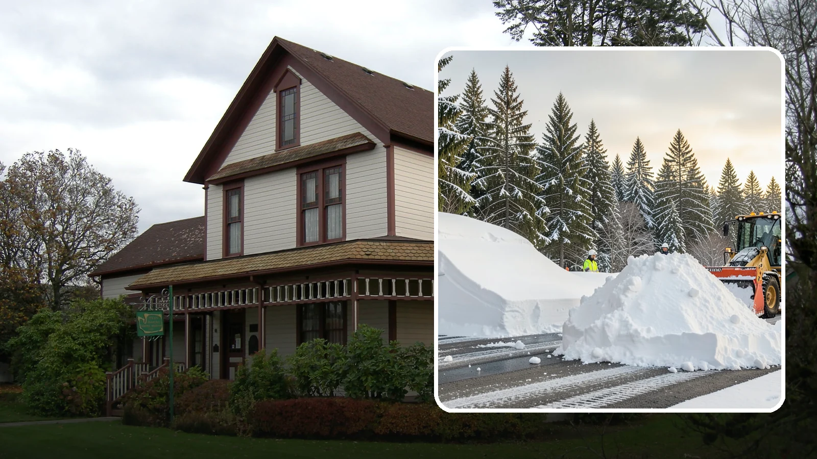 Snow Containment in Sumner, Pierce County, WA - We contain snow within designated zones so it stays out of traffic areas and drains where intended.