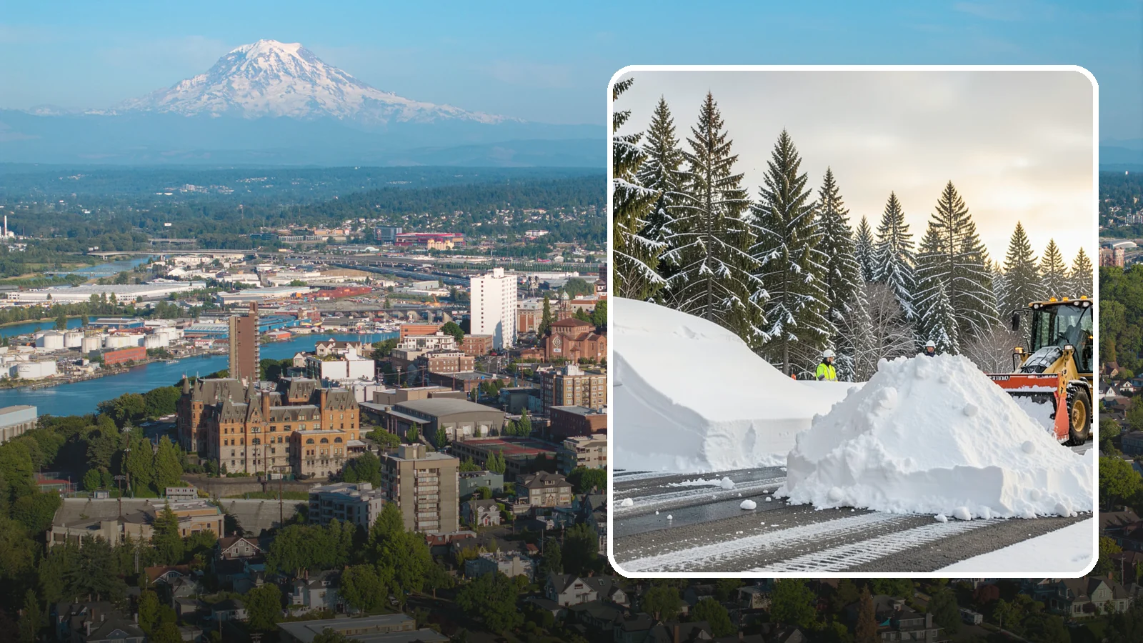Snow Containment in Tacoma, Pierce County, WA - We contain snow within designated zones so it stays out of traffic areas and drains where intended.