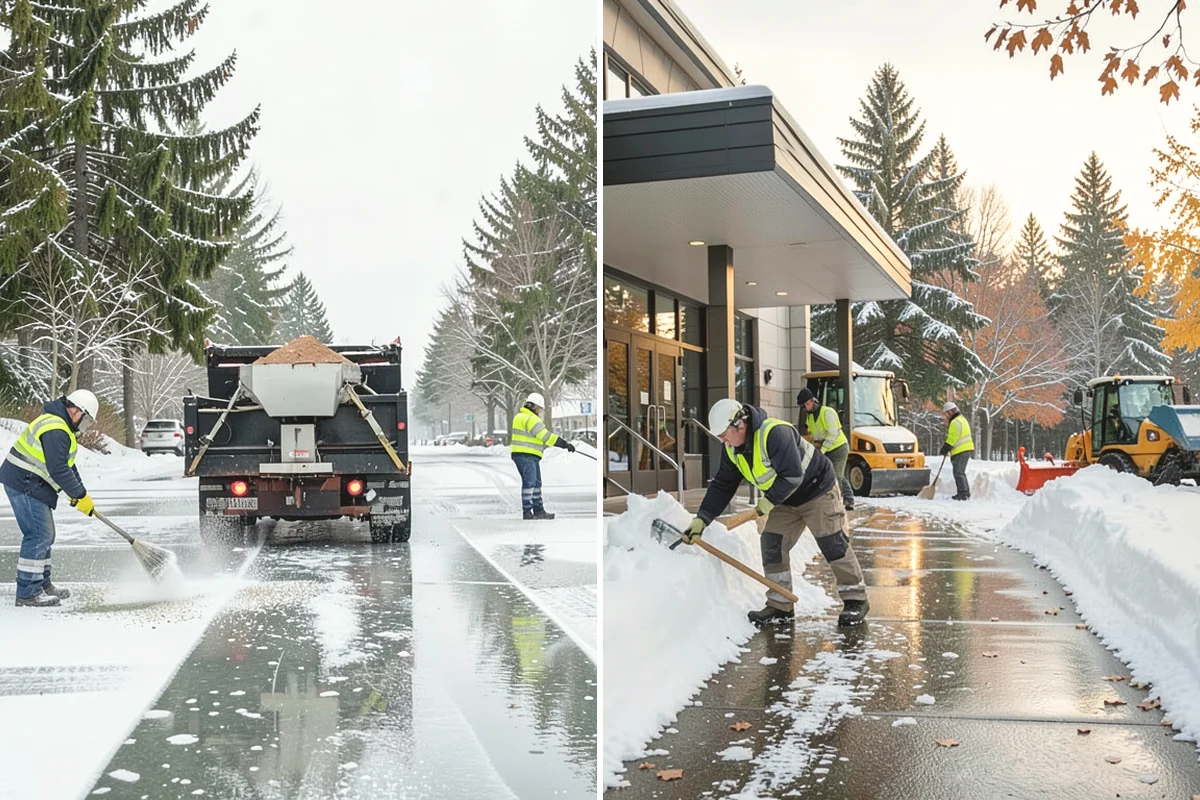 Snow Containment in Tacoma, Pierce County, WA - Map the site and pick containment zones