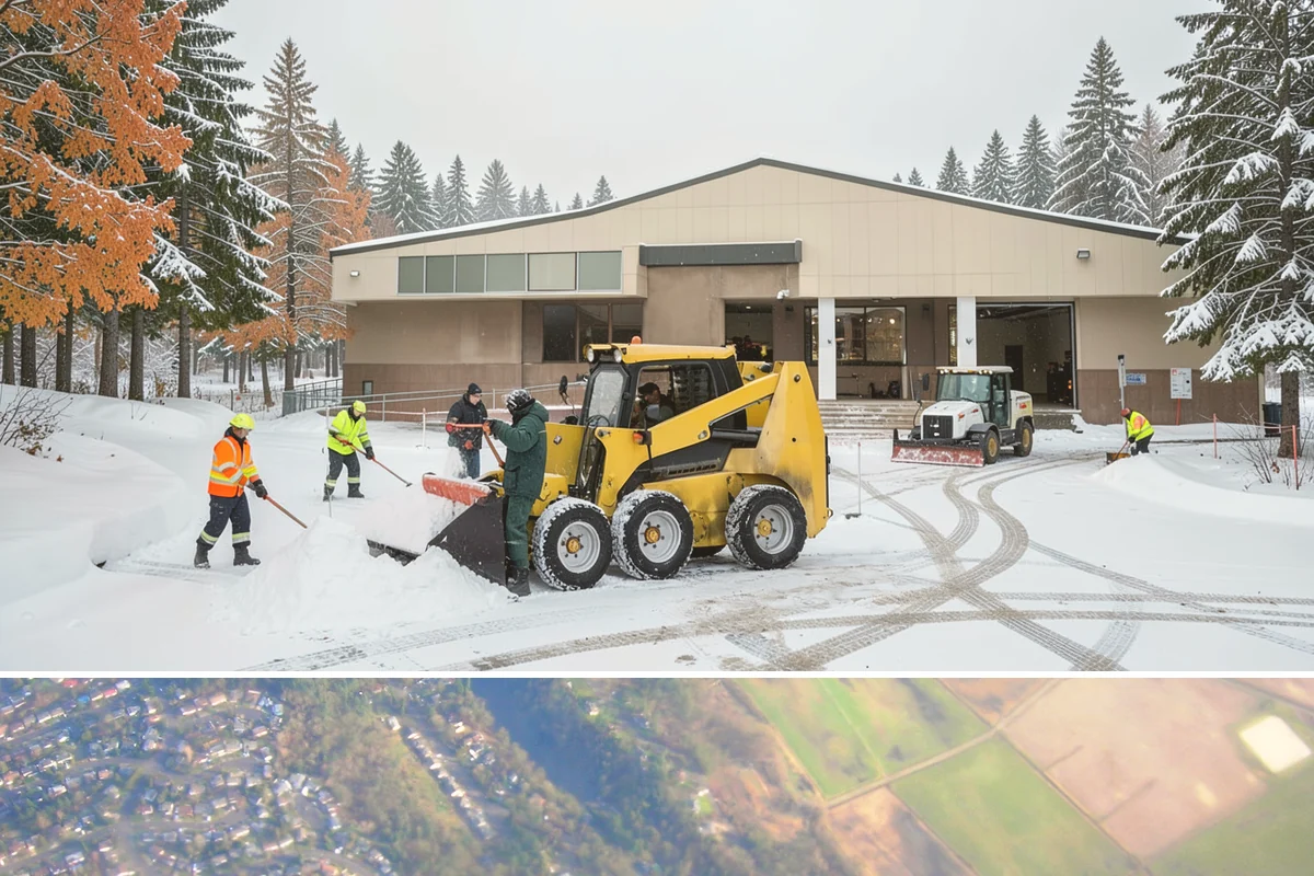 Snow Disposal in Algona, King County, WA - Snow disposal is needed whenever removed snow must leave a property, particularly late in a season of heavy repeated accumulation.