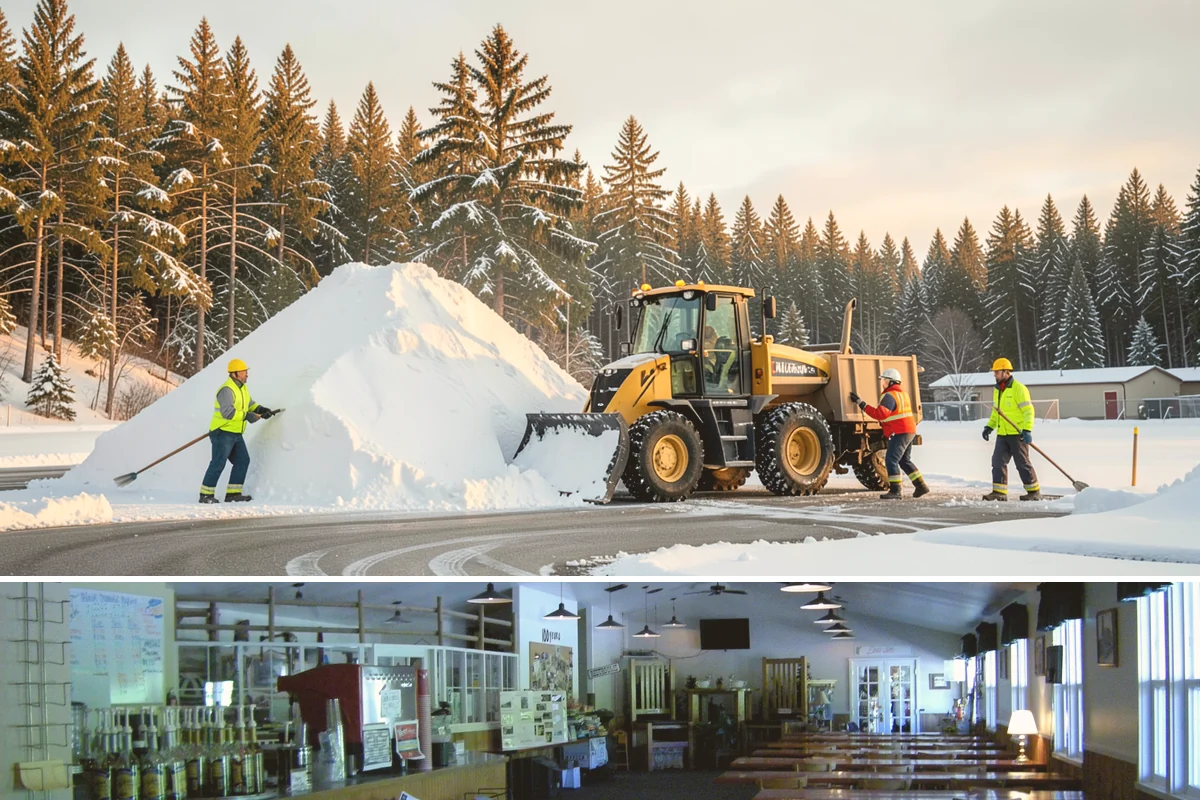 Snow Disposal in Black Diamond, King County, WA - Snow disposal is needed whenever removed snow must leave a property, particularly late in a season of heavy repeated accumulation.