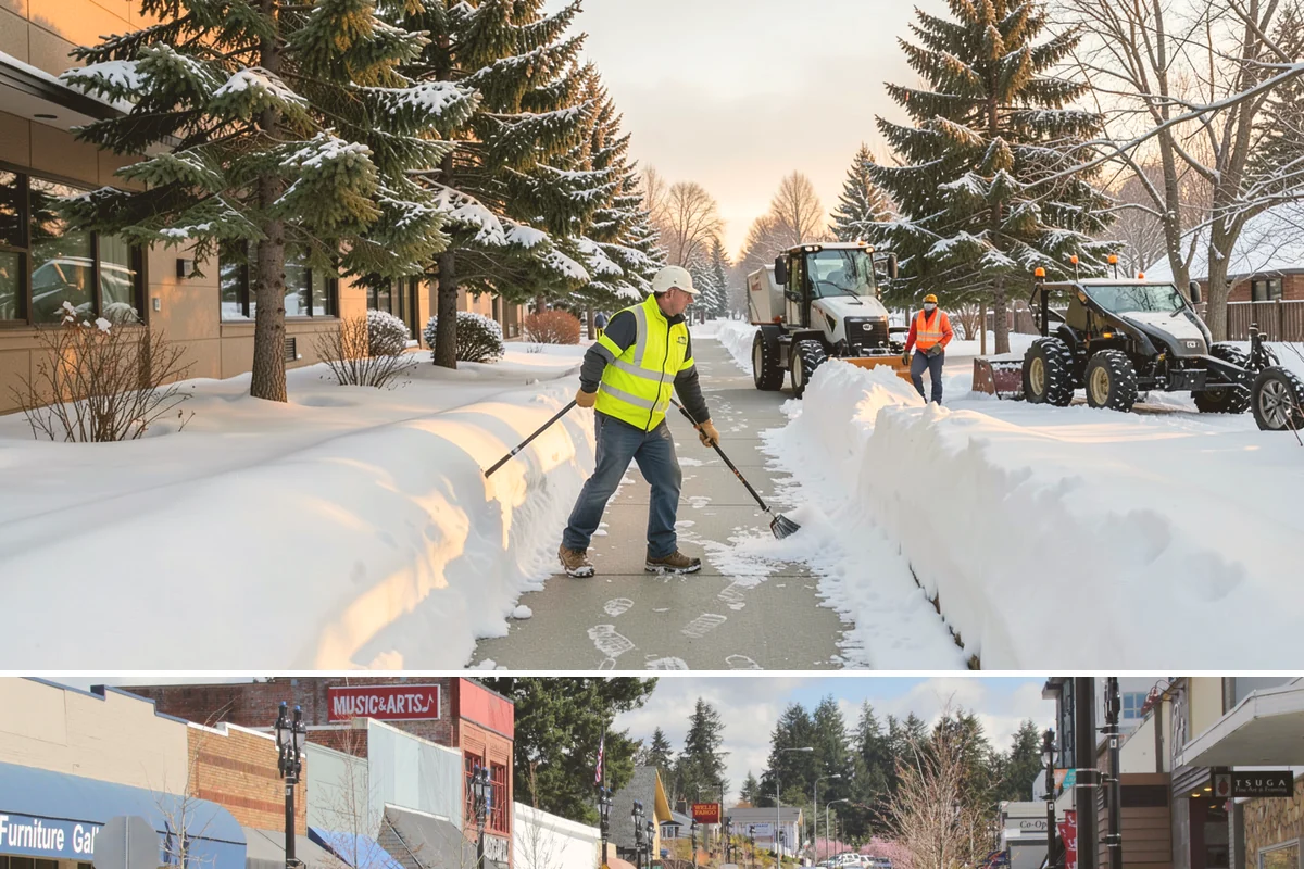 Snow Disposal in Bothell, King County, WA - Snow disposal is needed whenever removed snow must leave a property, particularly late in a season of heavy repeated accumulation.