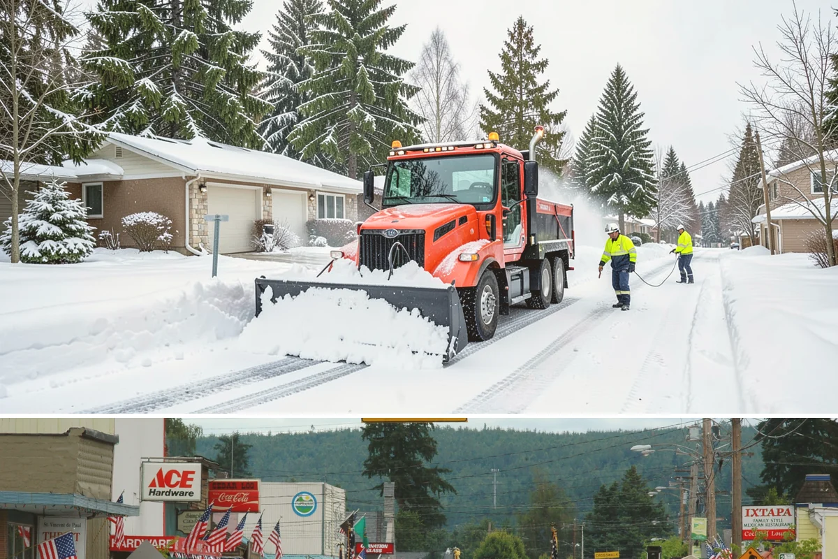 Snow Disposal in Carnation, King County, WA - Snow disposal is needed whenever removed snow must leave a property, particularly late in a season of heavy repeated accumulation.
