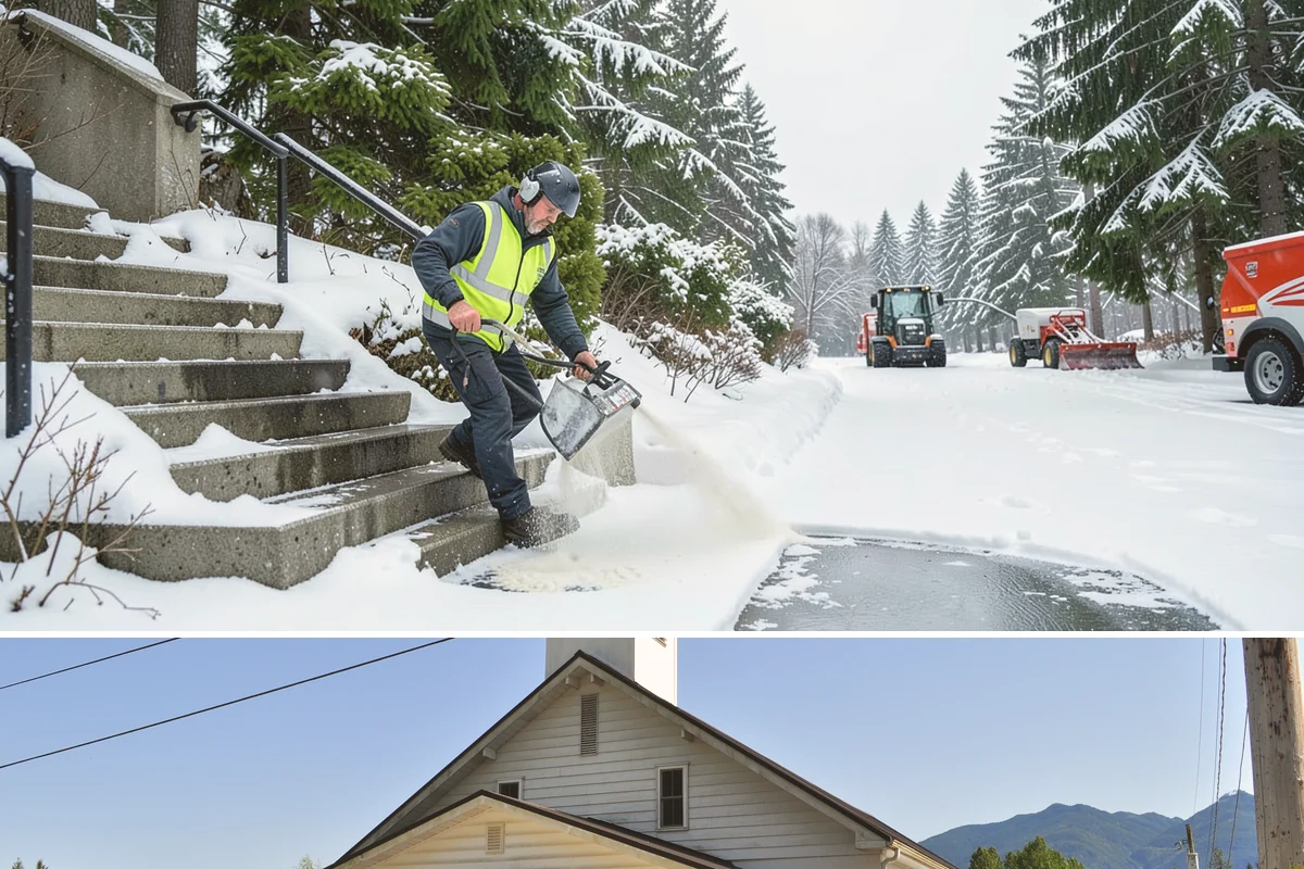 Snow Disposal in Concrete, Skagit County, WA - Snow disposal is needed whenever removed snow must leave a property, particularly late in a season of heavy repeated accumulation.