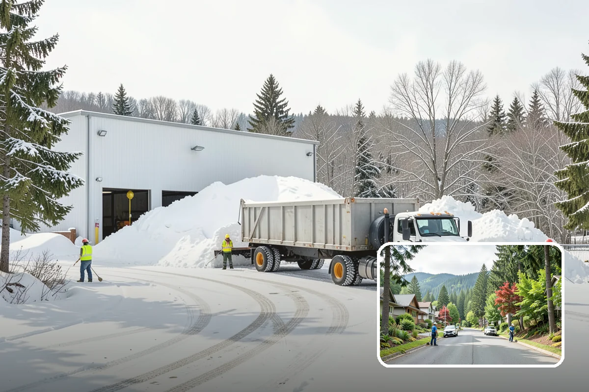 Snow Disposal in Darrington, Snohomish County, WA - Ensures snow is disposed of at approved sites