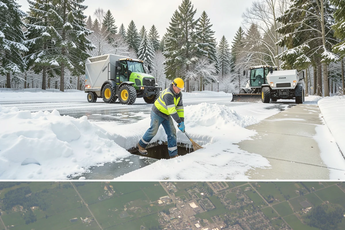Snow Disposal in Enumclaw, King County, WA - Snow disposal is needed whenever removed snow must leave a property, particularly late in a season of heavy repeated accumulation.