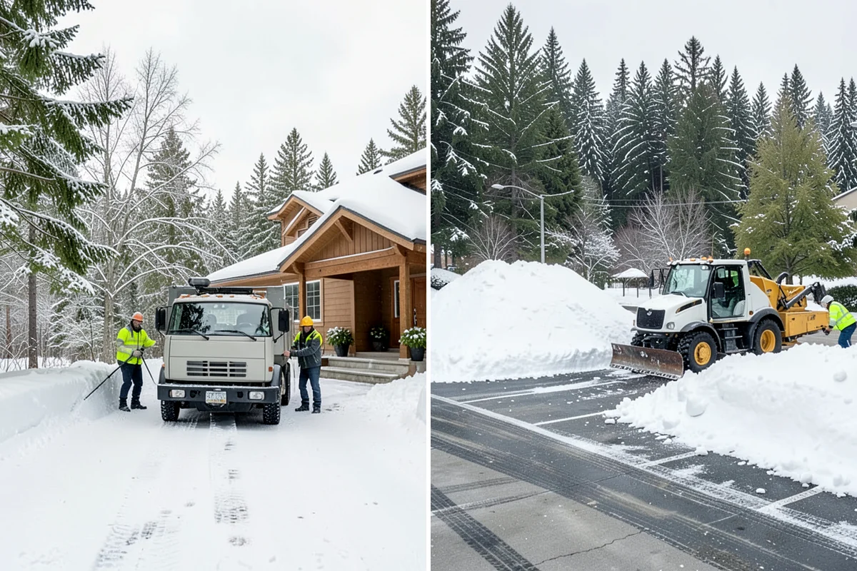 Snow Disposal in Hunts Point, King County, WA - Collect and load the snow for removal
