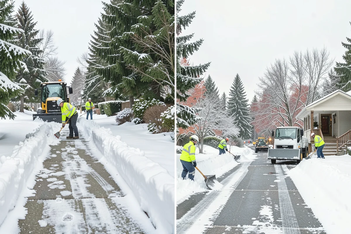 Snow Disposal in La Conner, Skagit County, WA - Collect and load the snow for removal