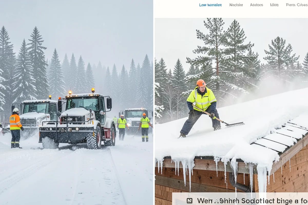 Snow Disposal in Lake Stevens, Snohomish County, WA - Collect and load the snow for removal