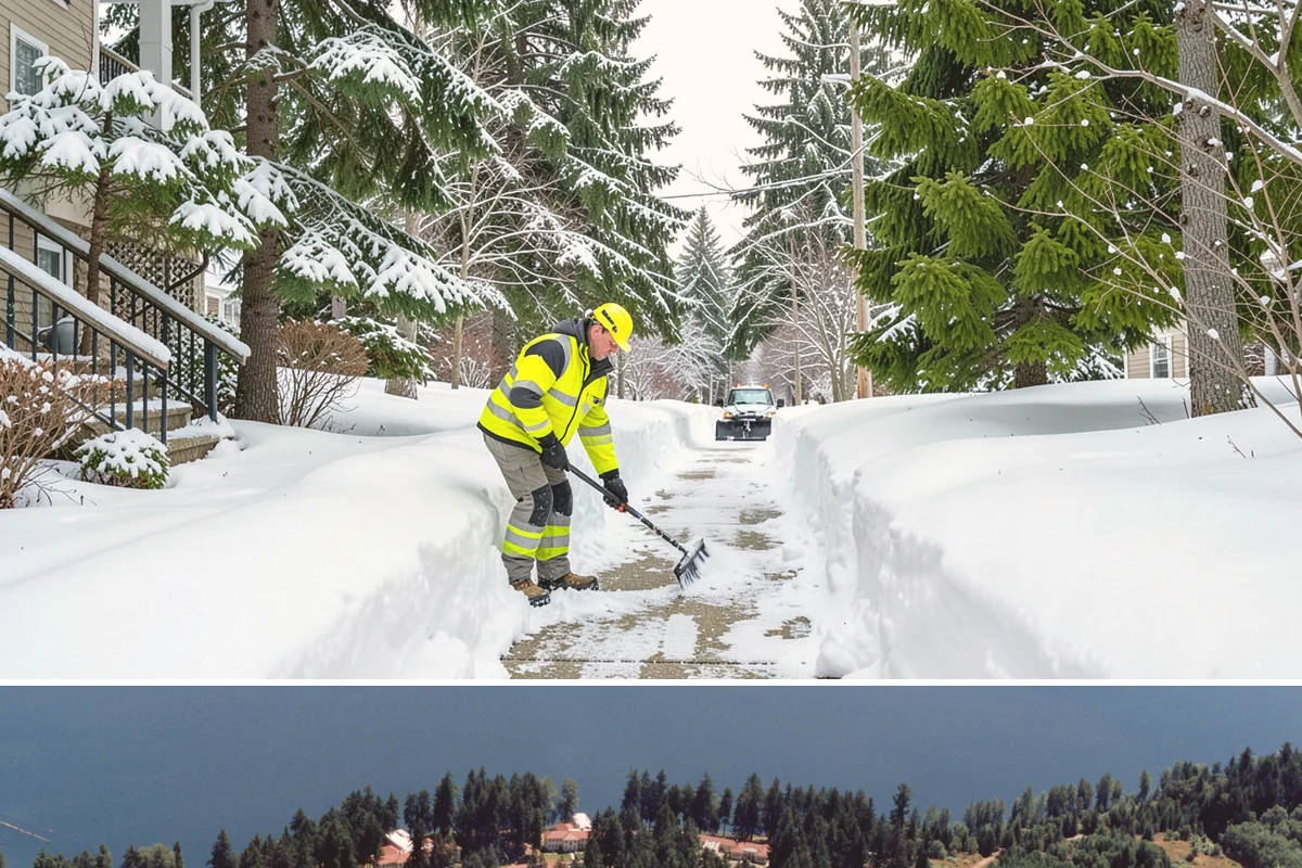 Snow Disposal in Lakewood, Pierce County, WA - Snow disposal is needed whenever removed snow must leave a property, particularly late in a season of heavy repeated accumulation.