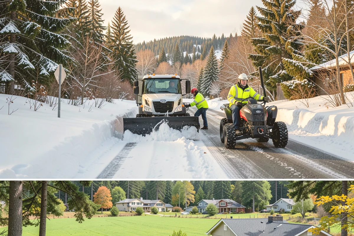 Snow Disposal in Lyman, Skagit County, WA - Snow disposal is needed whenever removed snow must leave a property, particularly late in a season of heavy repeated accumulation.
