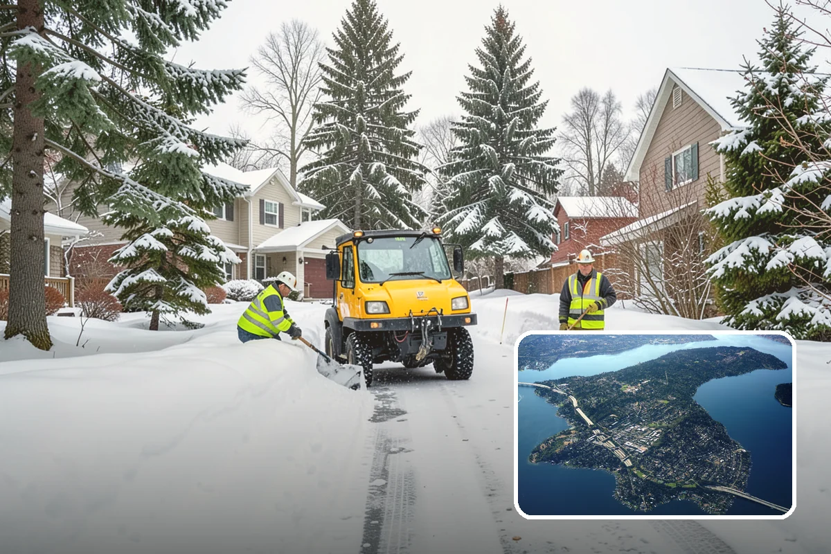 Snow Disposal in Mercer Island, King County, WA - Ensures snow is disposed of at approved sites