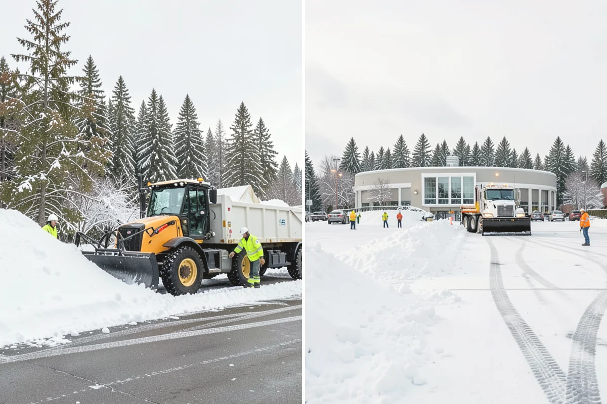 Snow Disposal in Monroe, Snohomish County, WA - Collect and load the snow for removal