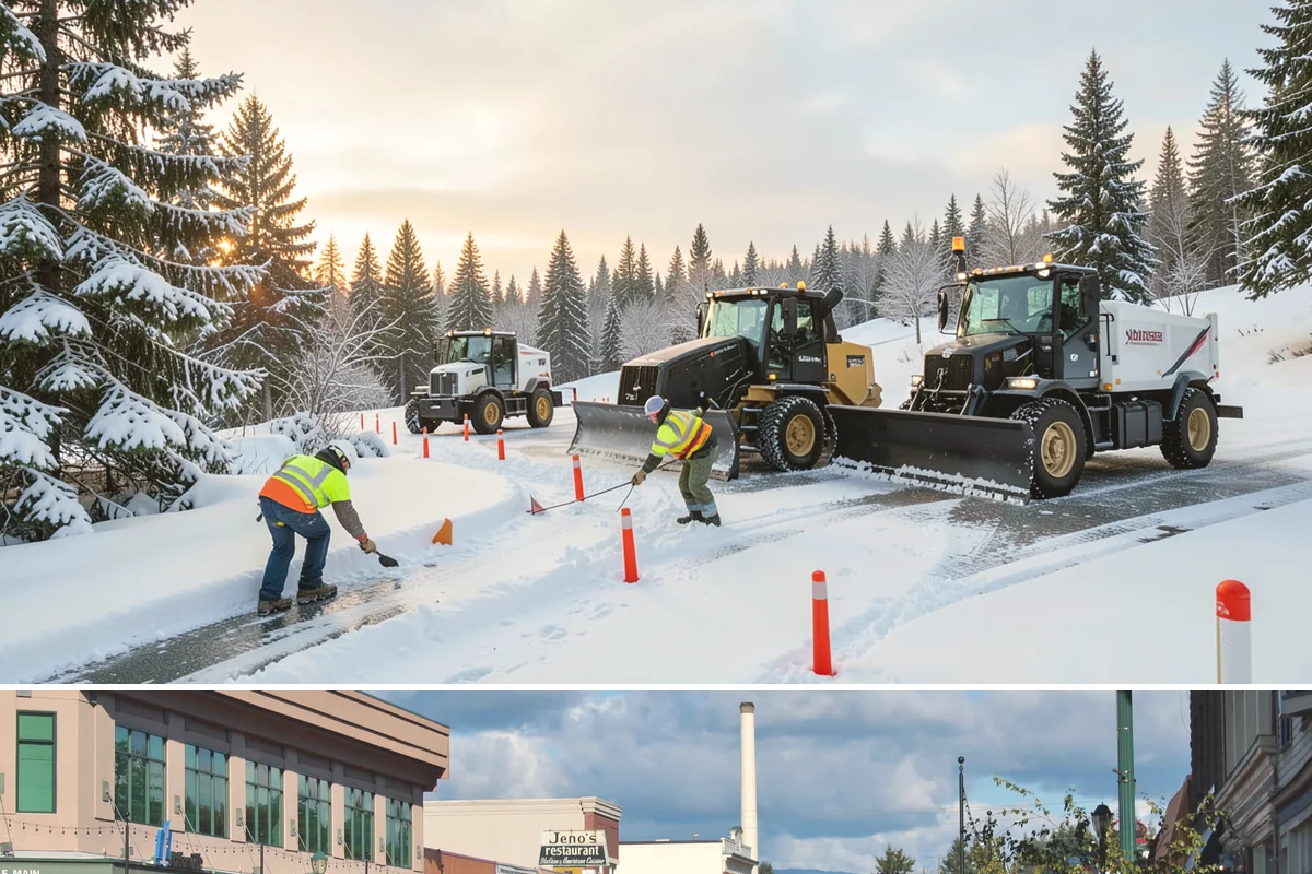Snow Disposal in Monroe, Snohomish County, WA - Snow disposal is needed whenever removed snow must leave a property, particularly late in a season of heavy repeated accumulation.