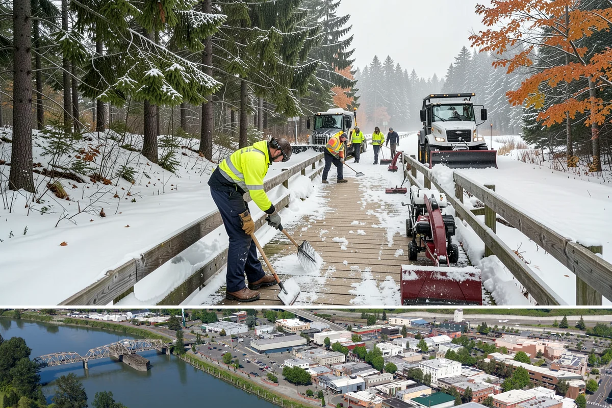 Snow Disposal in Mount Vernon, Skagit County, WA - Snow disposal is needed whenever removed snow must leave a property, particularly late in a season of heavy repeated accumulation.