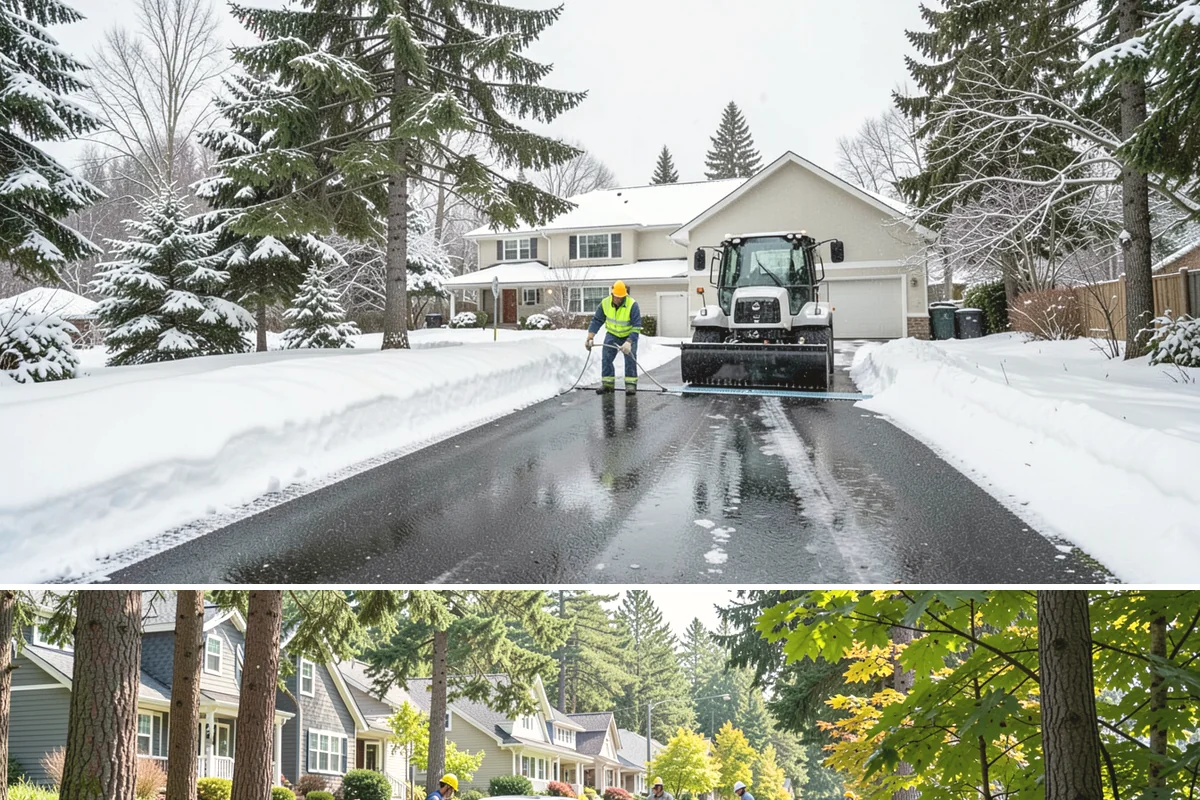 Snow Disposal in Normandy Park, King County, WA - Snow disposal is needed whenever removed snow must leave a property, particularly late in a season of heavy repeated accumulation.
