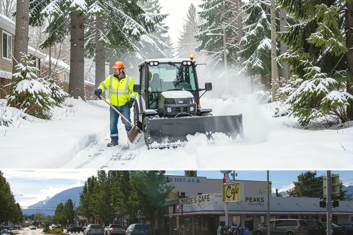 Snow Disposal in North Bend, King County, WA - Snow disposal is needed whenever removed snow must leave a property, particularly late in a season of heavy repeated accumulation.