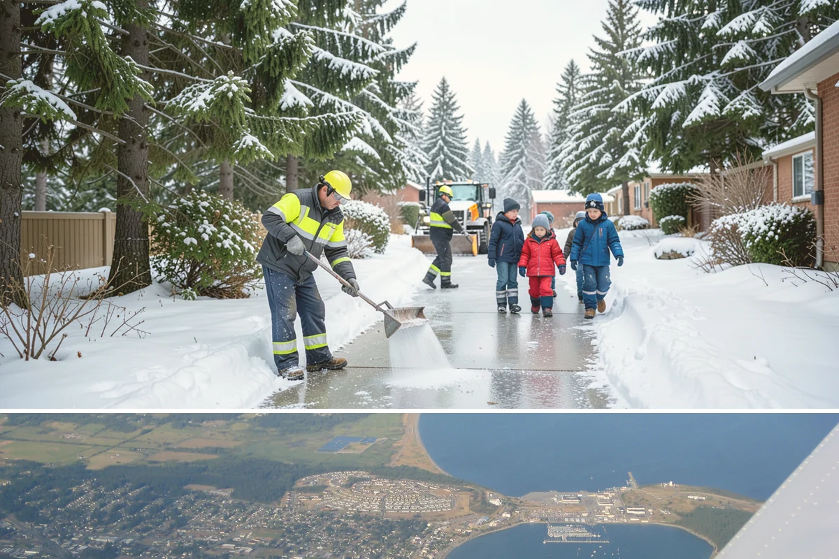 Snow Disposal in Oak Harbor, Island County, WA - Snow disposal is needed whenever removed snow must leave a property, particularly late in a season of heavy repeated accumulation.