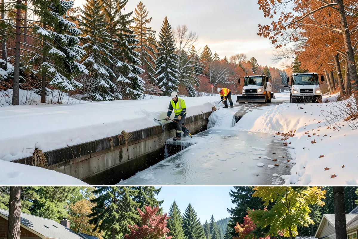 Snow Disposal in Orting, Pierce County, WA - Snow disposal is needed whenever removed snow must leave a property, particularly late in a season of heavy repeated accumulation.
