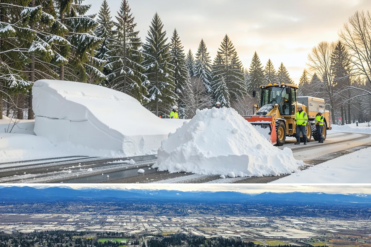 Snow Disposal in SeaTac, King County, WA - Snow disposal is needed whenever removed snow must leave a property, particularly late in a season of heavy repeated accumulation.