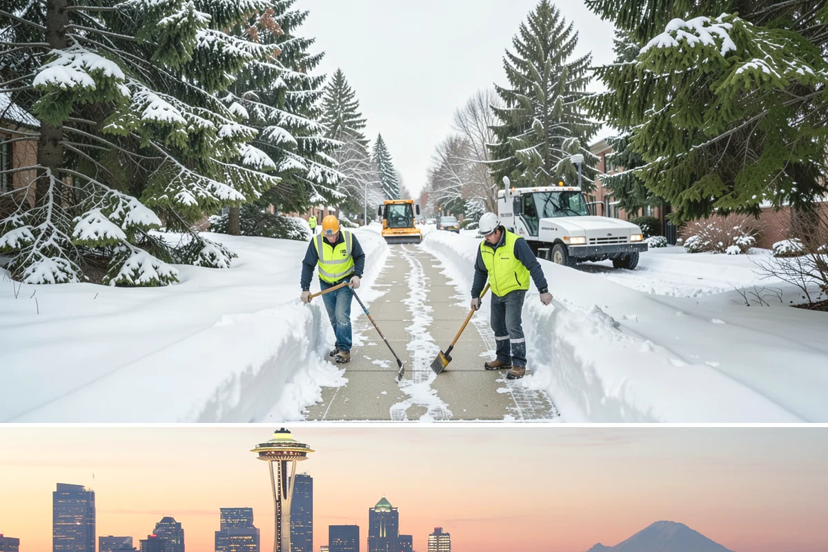 Snow Disposal in Seattle, King County, WA - Snow disposal is needed whenever removed snow must leave a property, particularly late in a season of heavy repeated accumulation.