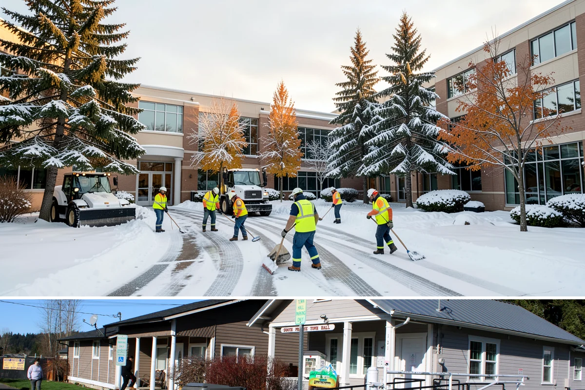 Snow Disposal in South Prairie, Pierce County, WA - Snow disposal is needed whenever removed snow must leave a property, particularly late in a season of heavy repeated accumulation.