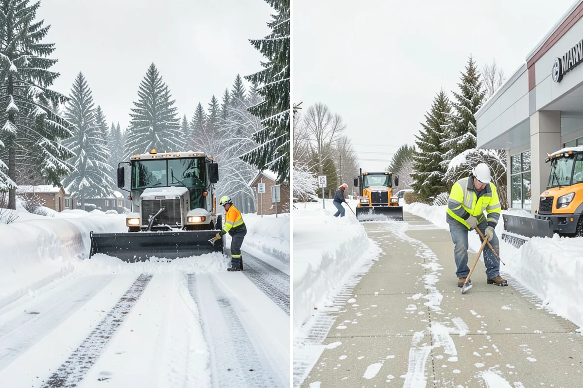 Snow Disposal in Tukwila, King County, WA - Collect and load the snow for removal