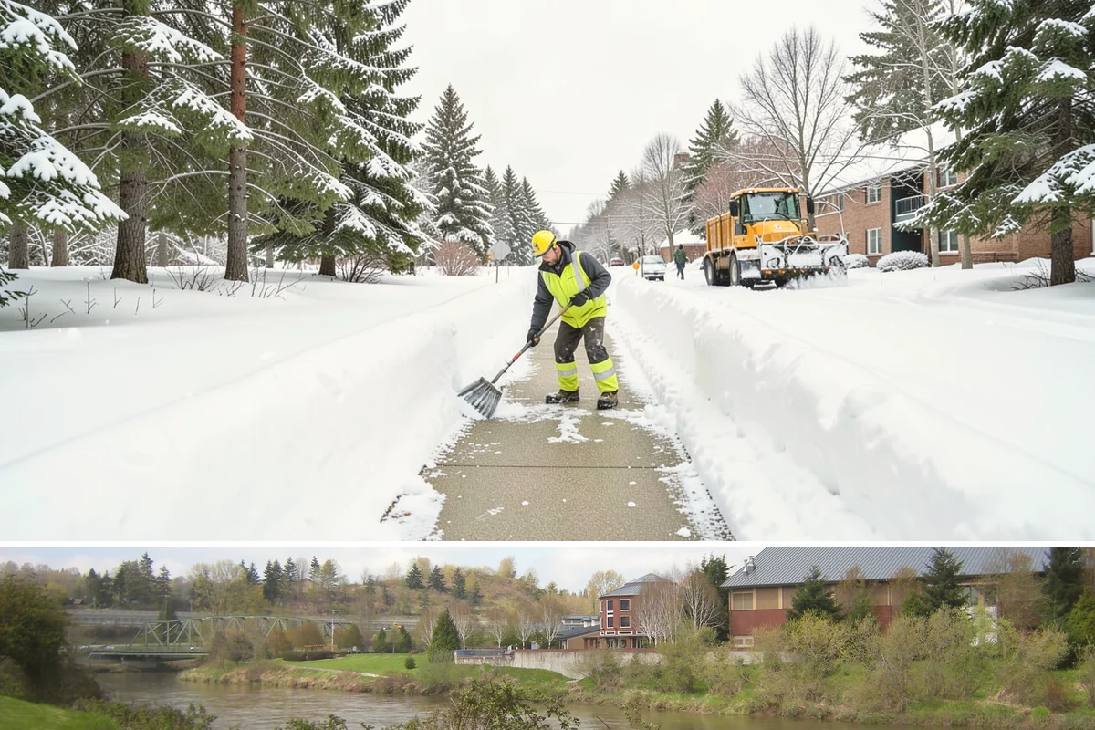 Snow Disposal in Tukwila, King County, WA - Snow disposal is needed whenever removed snow must leave a property, particularly late in a season of heavy repeated accumulation.