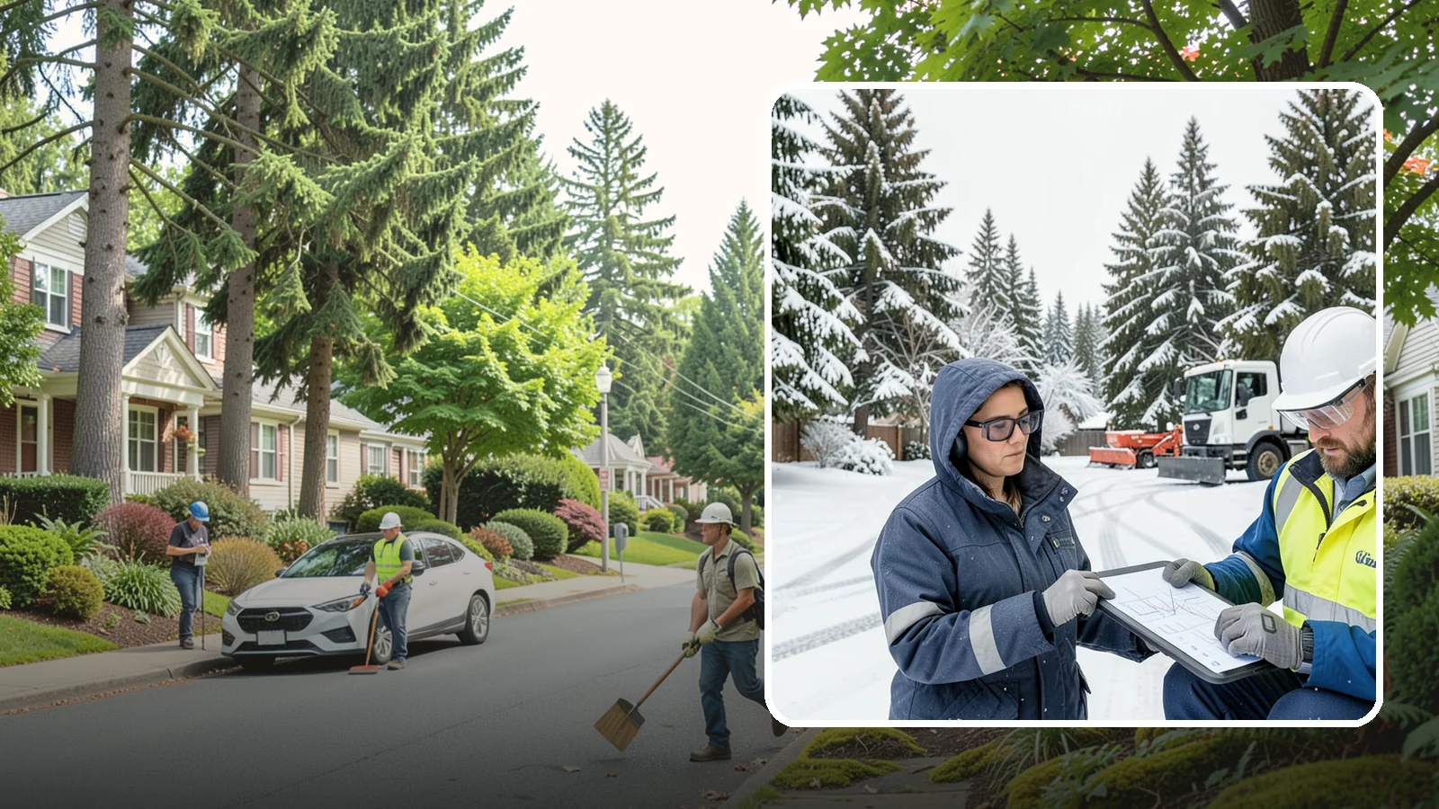 Snow Documentation in Beaux Arts Village, King County, WA - We document every snow event and service on your Western Washington property to create a defensible winter record.