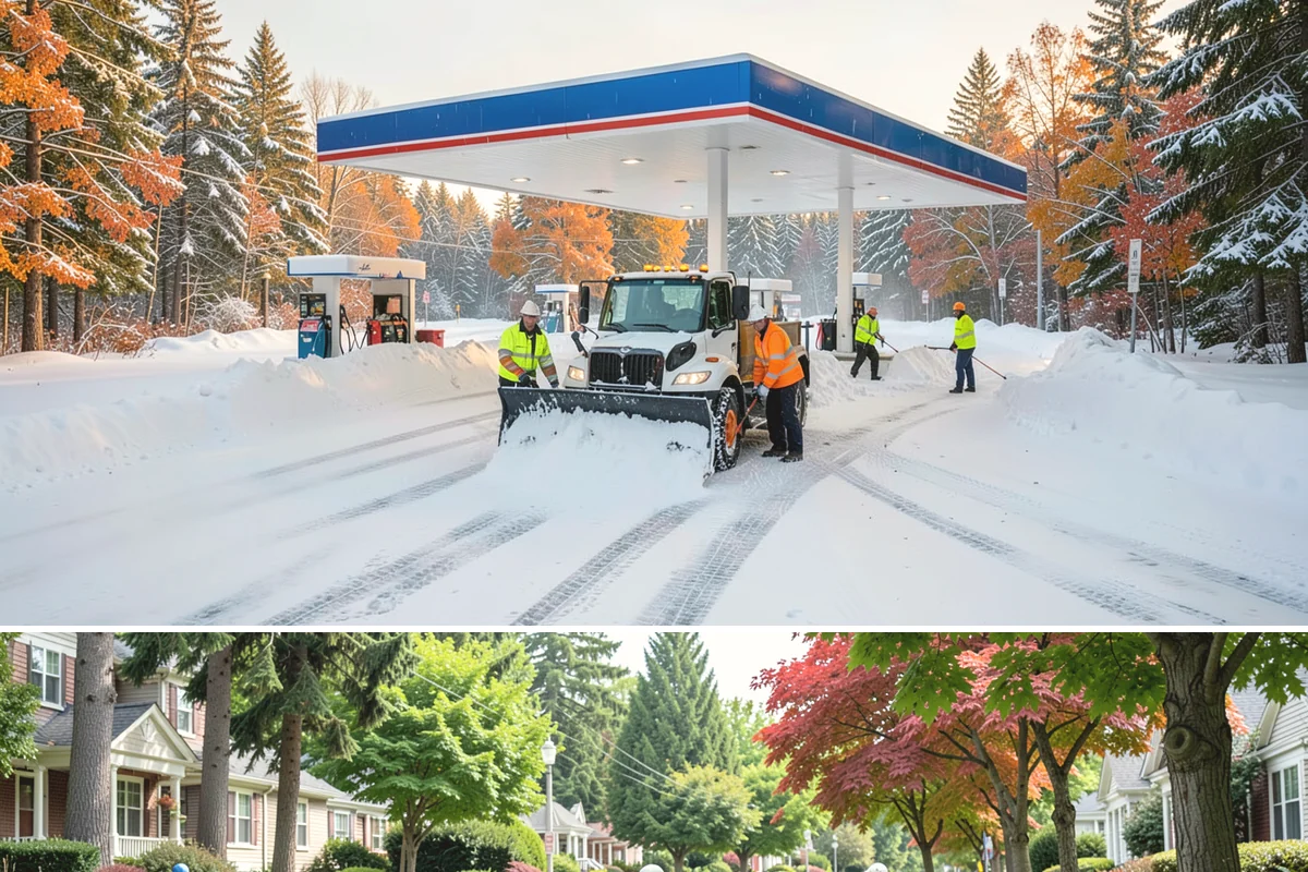Snow Documentation in Beaux Arts Village, King County, WA - Captured for every snow event across the full winter season.