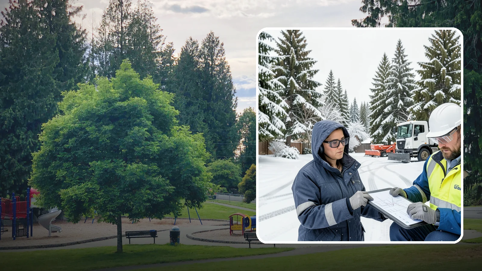 Snow Documentation in Bonney Lake, Pierce County, WA - We document every snow event and service on your Western Washington property to create a defensible winter record.