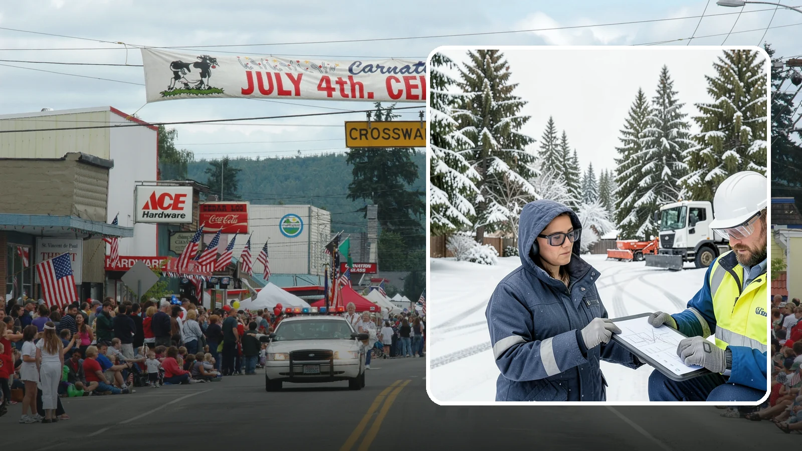 Snow Documentation in Carnation, King County, WA - We document every snow event and service on your Western Washington property to create a defensible winter record.