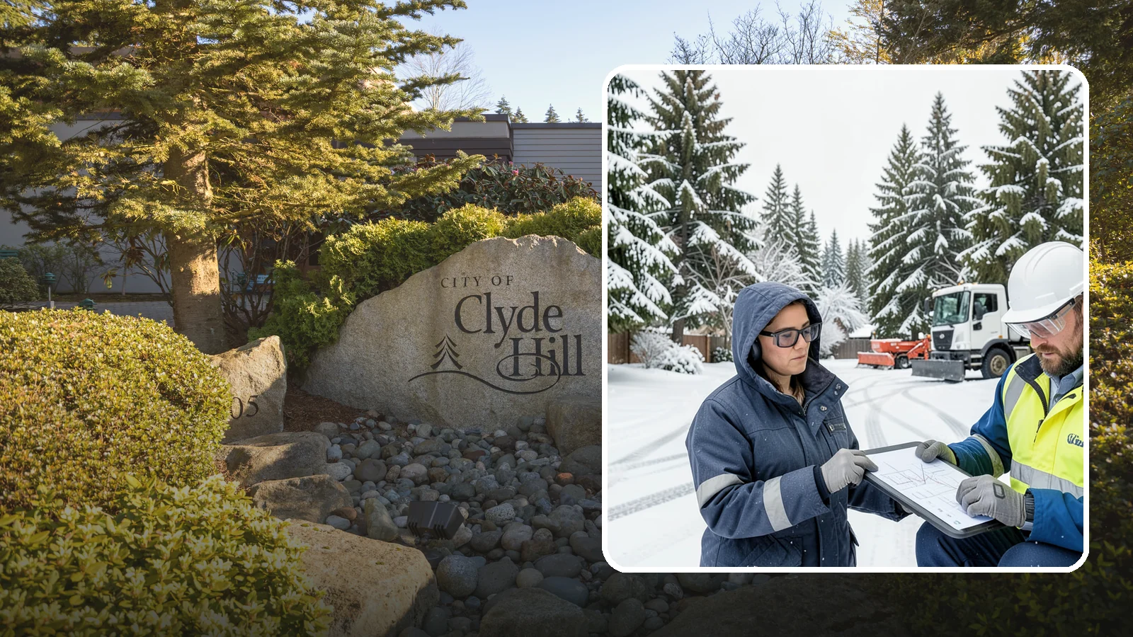 Snow Documentation in Clyde Hill, King County, WA - We document every snow event and service on your Western Washington property to create a defensible winter record.