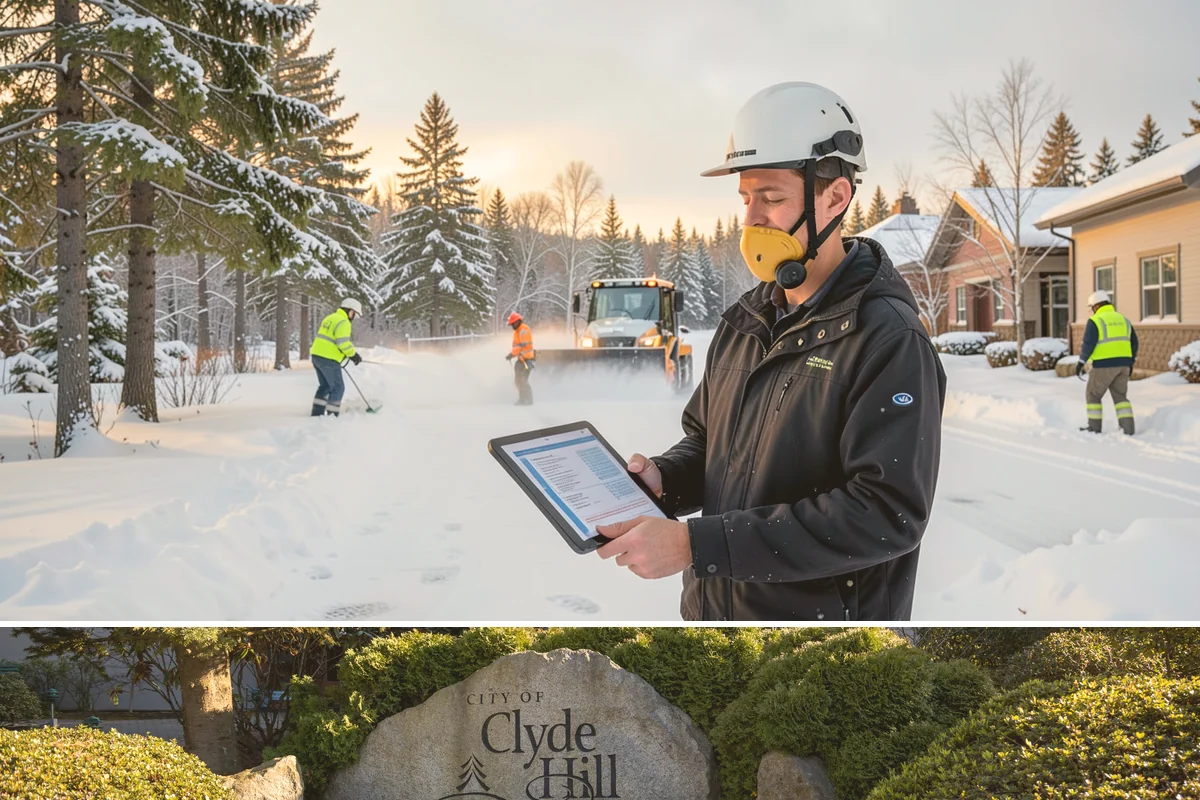 Snow Documentation in Clyde Hill, King County, WA - Captured for every snow event across the full winter season.