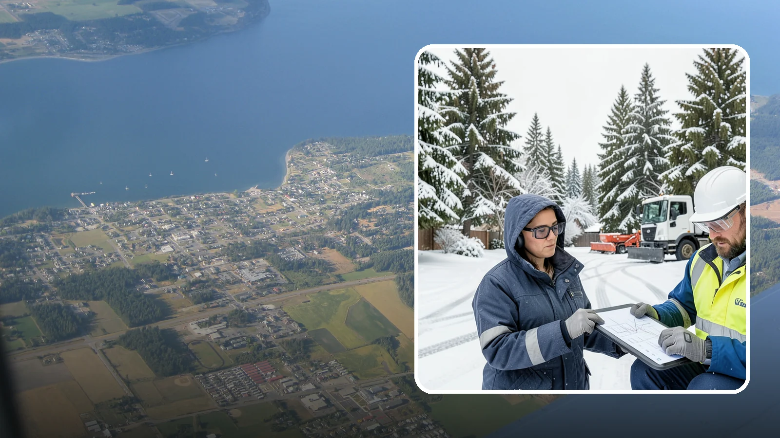 Snow Documentation in Coupeville, Island County, WA - We document every snow event and service on your Western Washington property to create a defensible winter record.