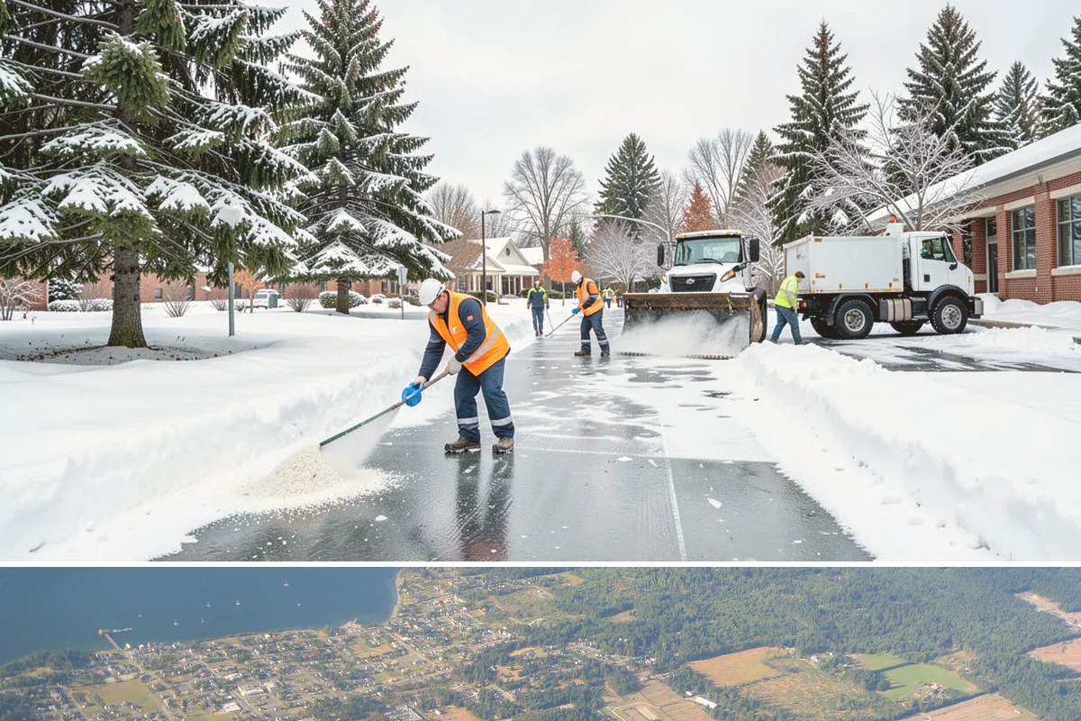 Snow Documentation in Coupeville, Island County, WA - Captured for every snow event across the full winter season.