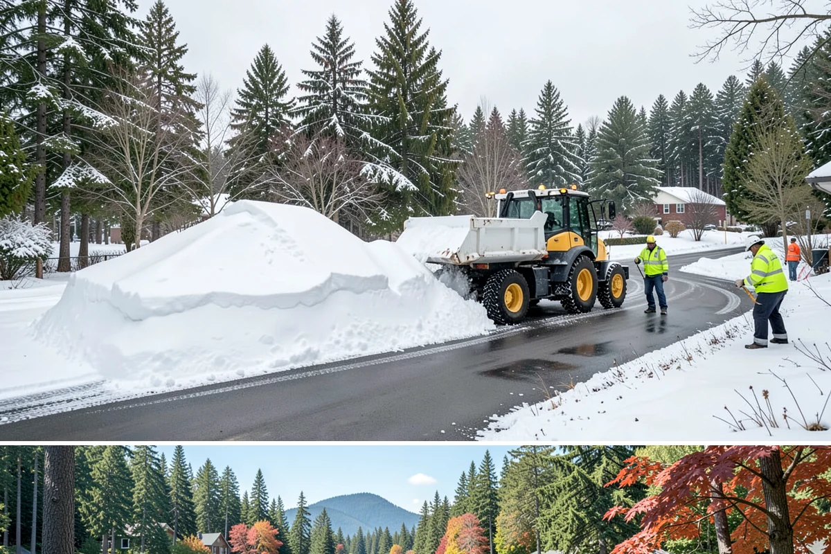 Snow Documentation in Covington, King County, WA - Captured for every snow event across the full winter season.