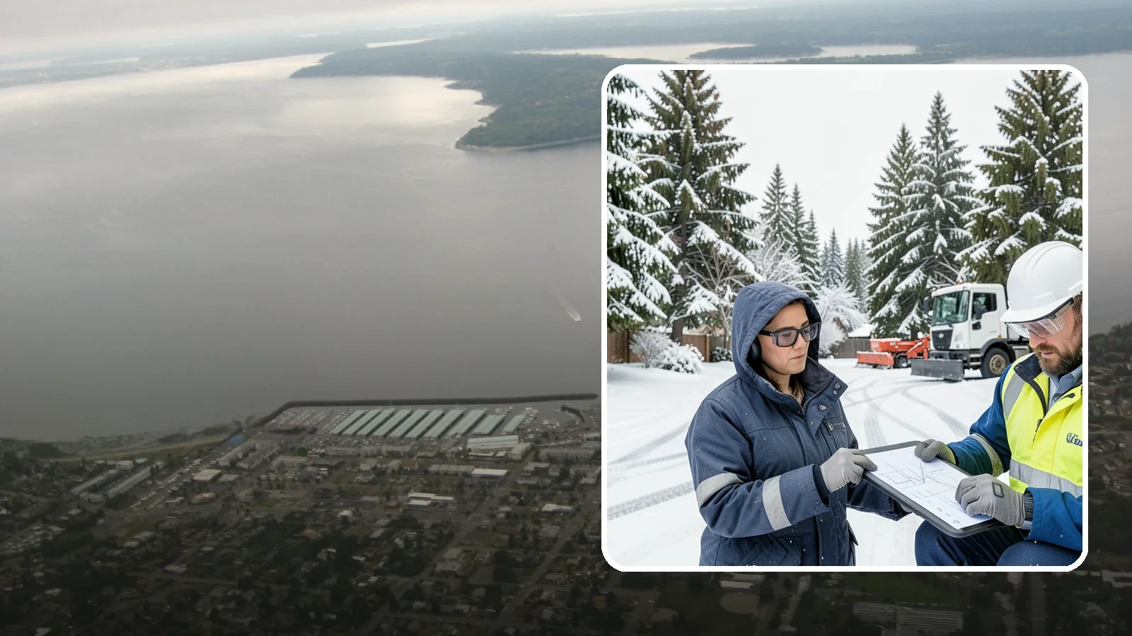 Snow Documentation in Des Moines, King County, WA - We document every snow event and service on your Western Washington property to create a defensible winter record.