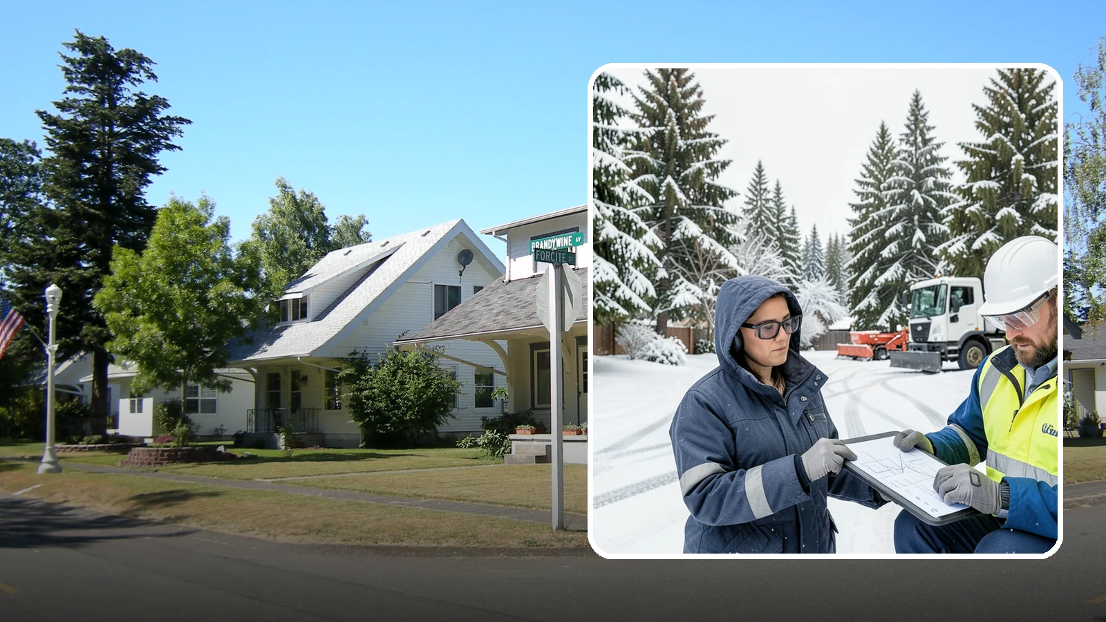 Snow Documentation in DuPont, Pierce County, WA - We document every snow event and service on your Western Washington property to create a defensible winter record.