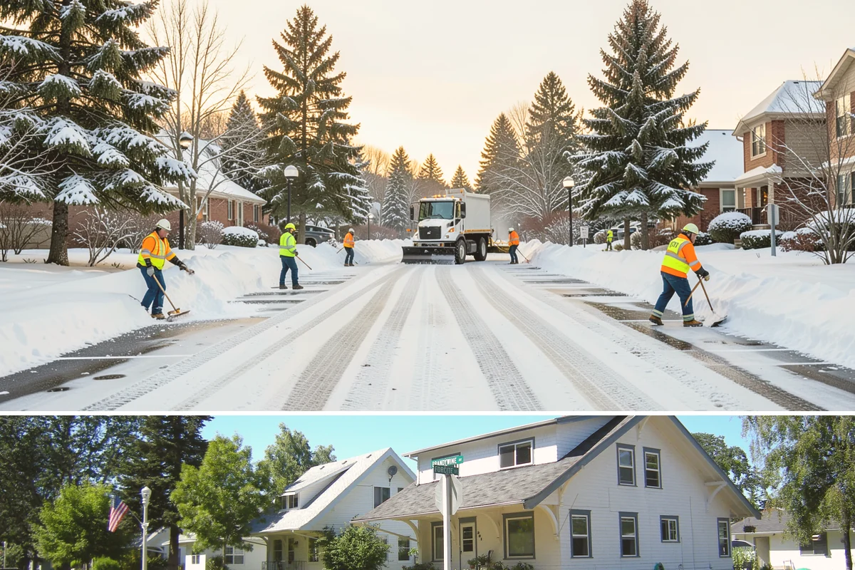 Snow Documentation in DuPont, Pierce County, WA - Captured for every snow event across the full winter season.
