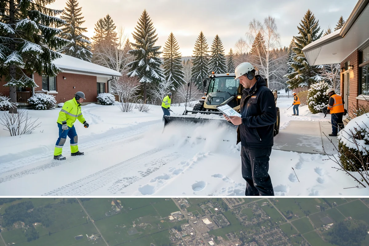 Snow Documentation in Enumclaw, King County, WA - Captured for every snow event across the full winter season.