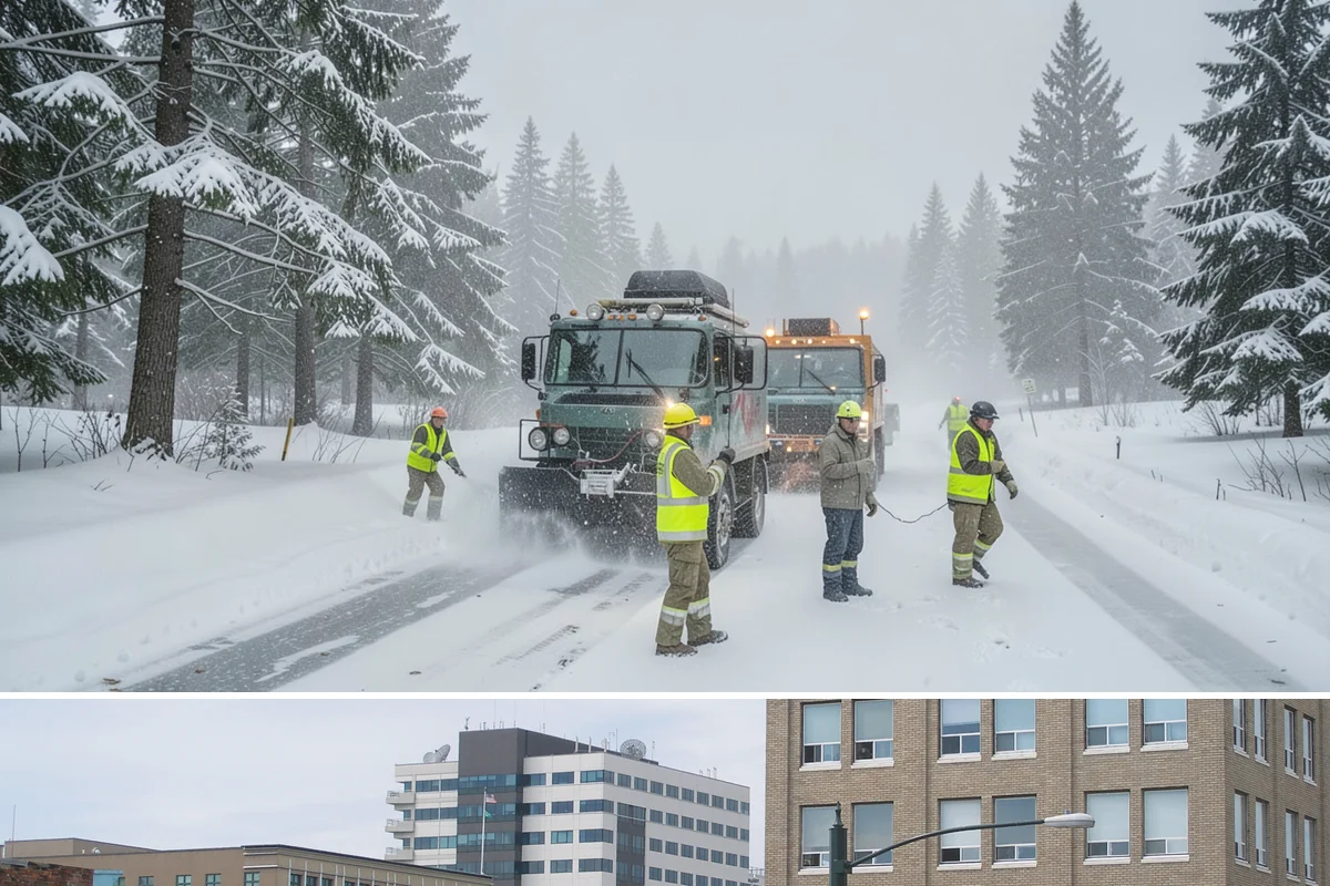 Snow Documentation in Everett, Snohomish County, WA - Captured for every snow event across the full winter season.