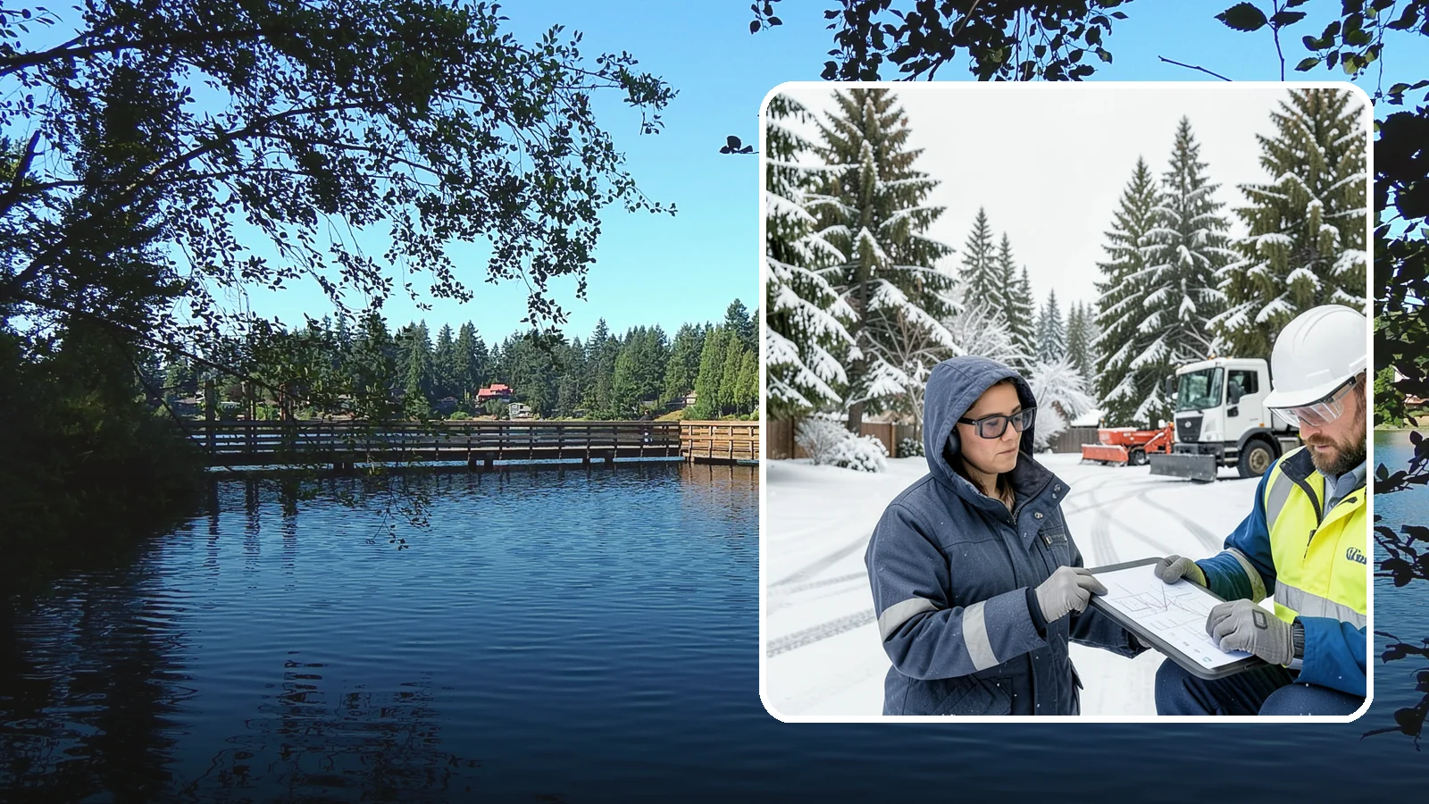Snow Documentation in Federal Way, King County, WA - We document every snow event and service on your Western Washington property to create a defensible winter record.