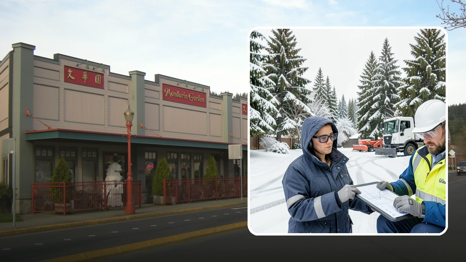 Snow Documentation in Issaquah, King County, WA - We document every snow event and service on your Western Washington property to create a defensible winter record.