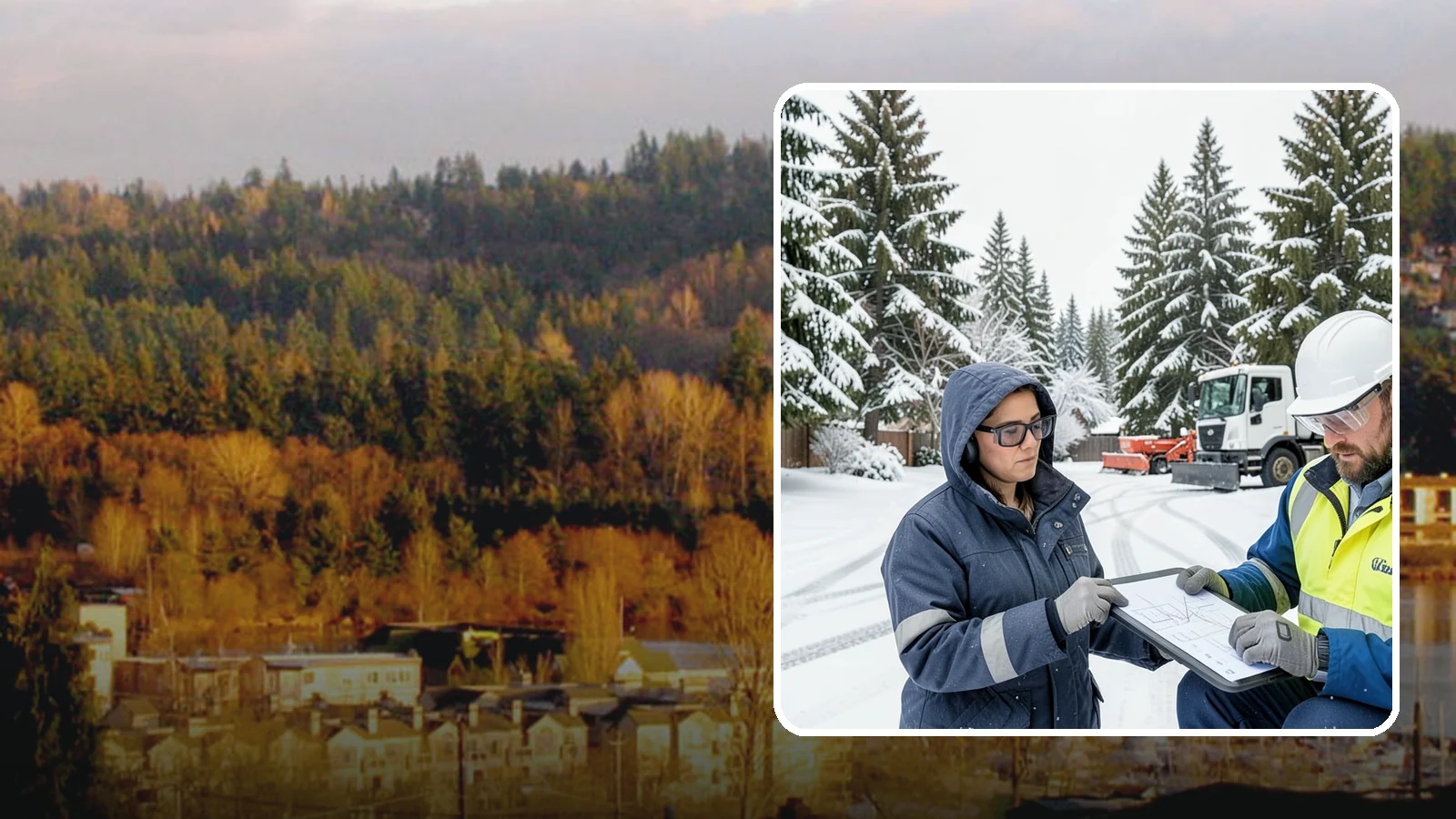 Snow Documentation in Kenmore, King County, WA - We document every snow event and service on your Western Washington property to create a defensible winter record.
