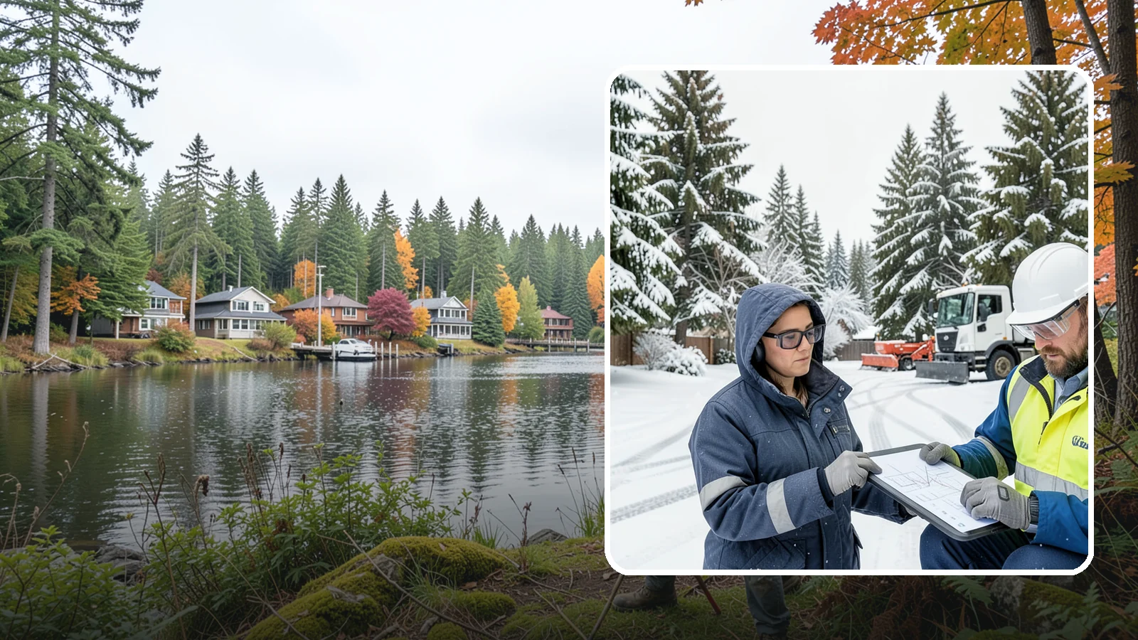 Snow Documentation in La Conner, Skagit County, WA - We document every snow event and service on your Western Washington property to create a defensible winter record.