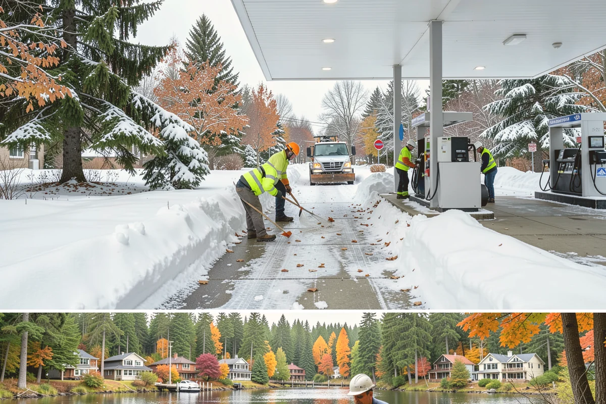 Snow Documentation in La Conner, Skagit County, WA - Captured for every snow event across the full winter season.