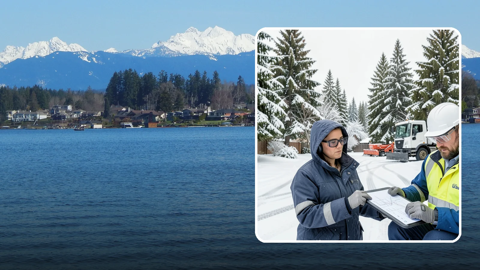 Snow Documentation in Lake Stevens, Snohomish County, WA - We document every snow event and service on your Western Washington property to create a defensible winter record.